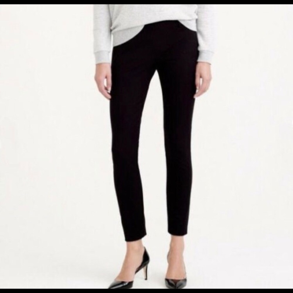 J crew Minnie pants in stretch twill, black size 2